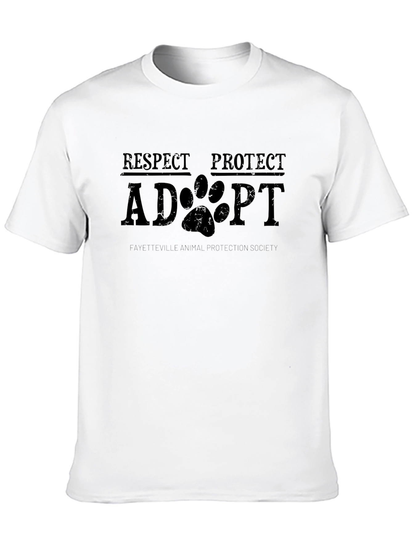 Respect Protect Adopt Animal Rescue T-Shirt