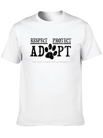 Respect Protect Adopt Animal Rescue T-Shirt