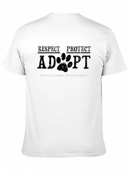Respect Protect Adopt Animal Rescue T-Shirt