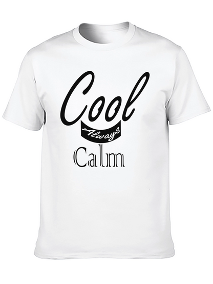 Cool Always Calm Black T-Shirt