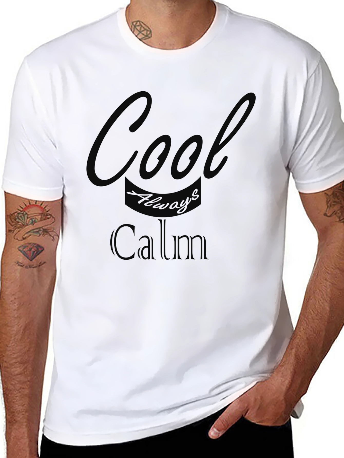 Cool Always Calm Black T-Shirt