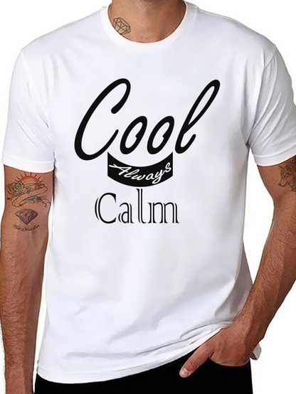 Cool Always Calm Black T-Shirt
