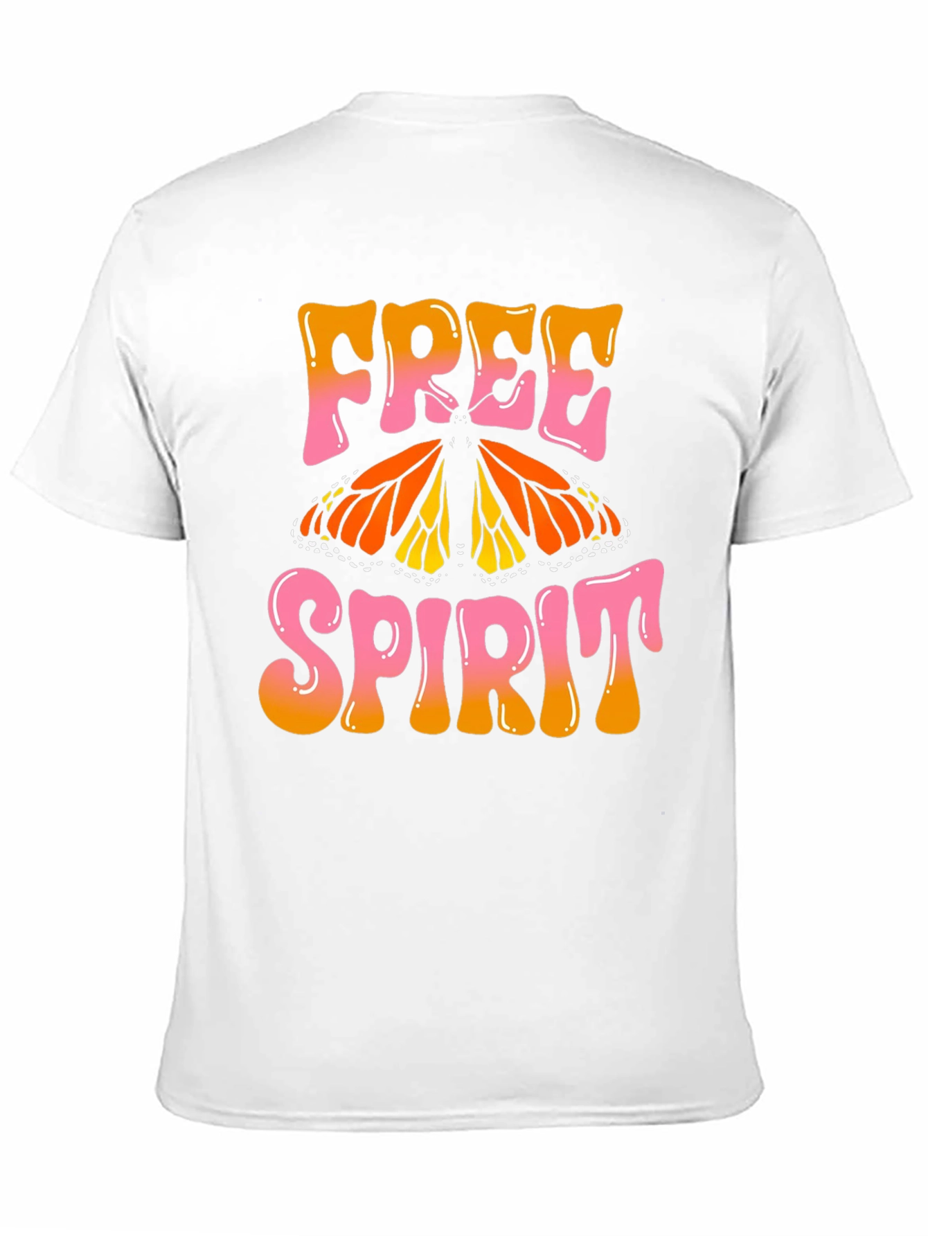 Free Spirit Butterfly Graphic T-Shirt