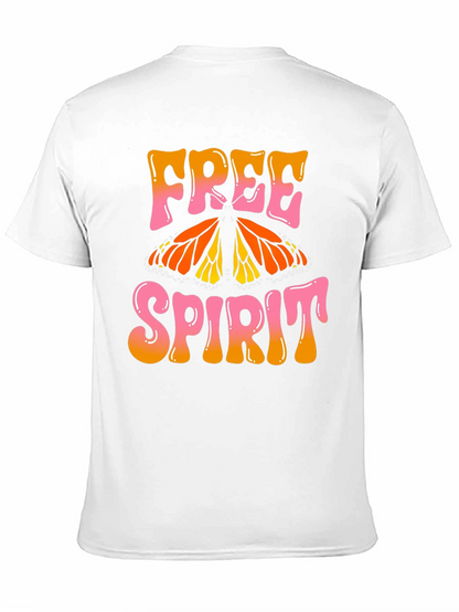 Free Spirit Butterfly Graphic T-Shirt