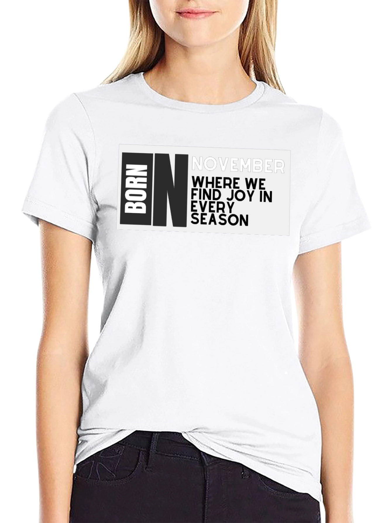 Born In November Graphic T-Shirt