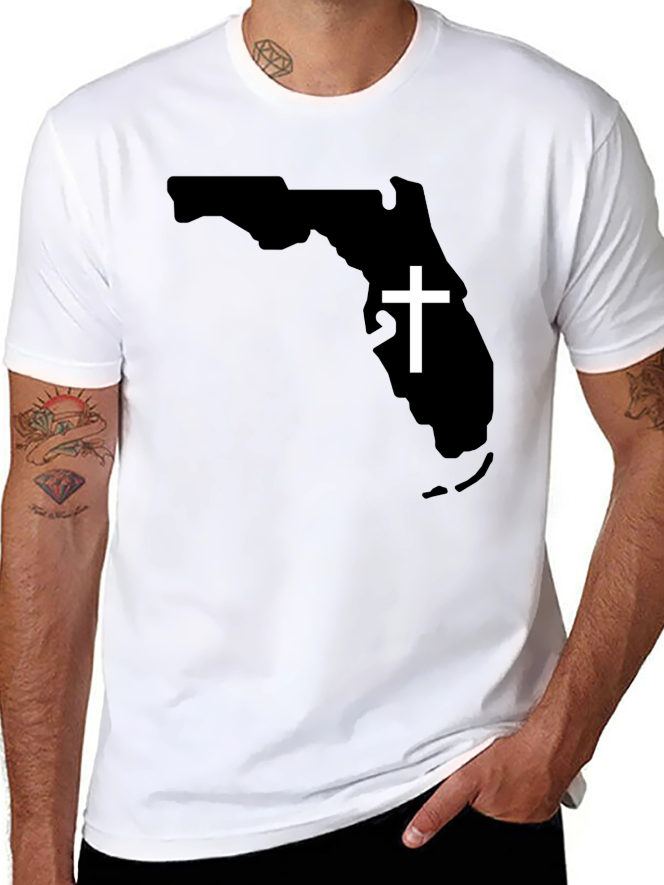 Florida State Christian Pride Black T-Shirt