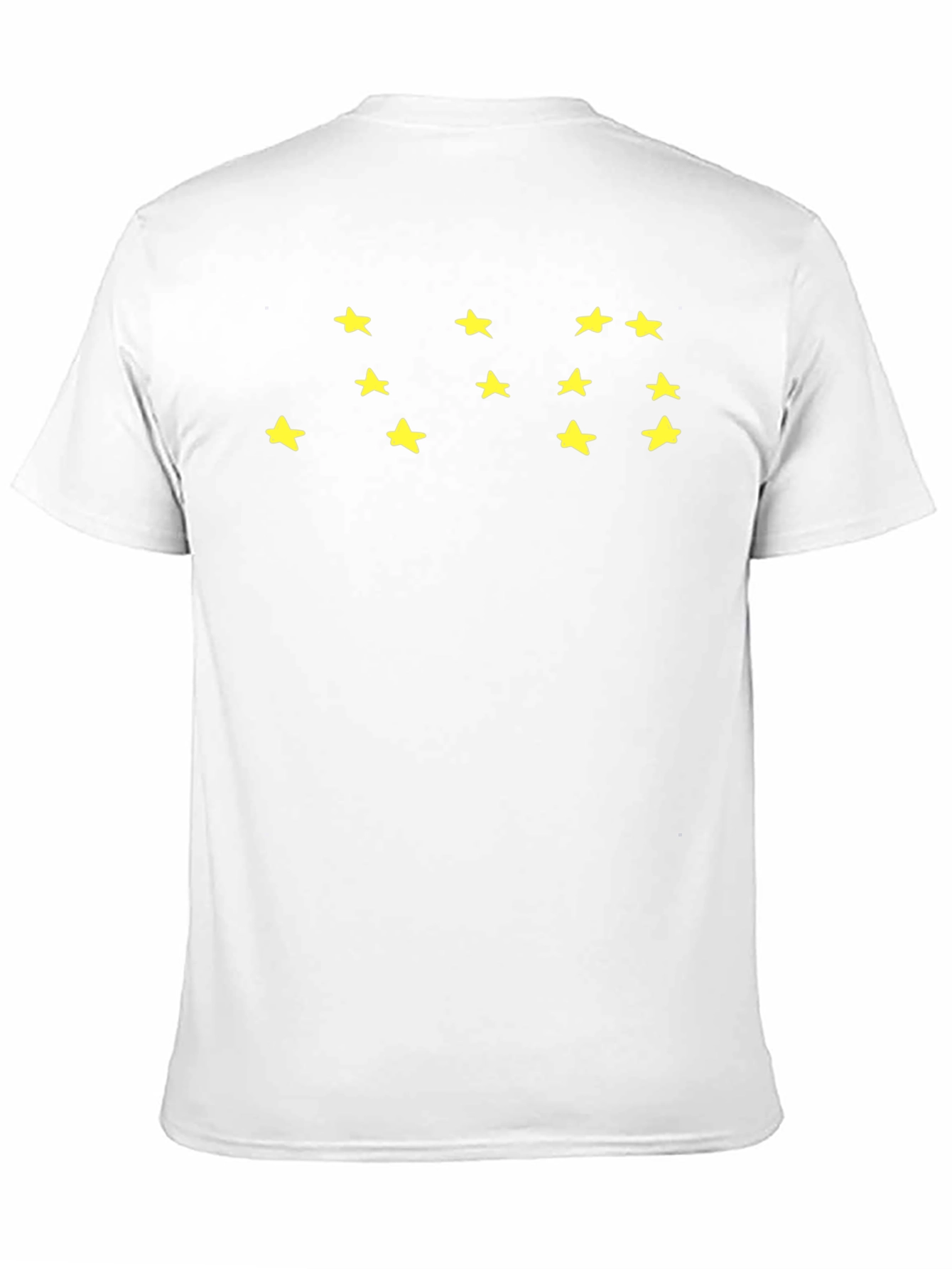 Starry Black Tee - Casual Graphic T-Shirt
