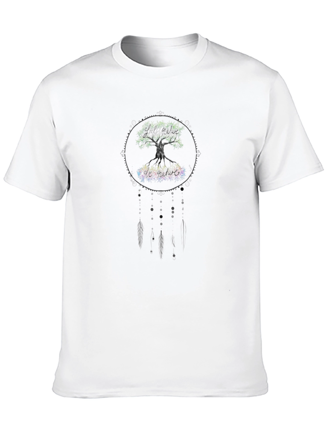 Nature Tree Graphic Tee - Black
