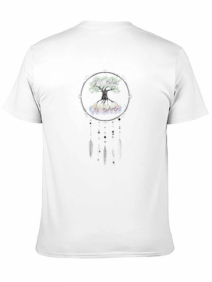 Nature Tree Graphic Tee - Black