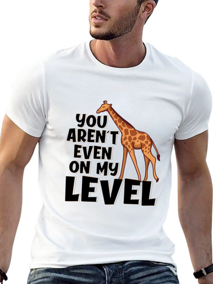 Giraffe Level Humor T-Shirt