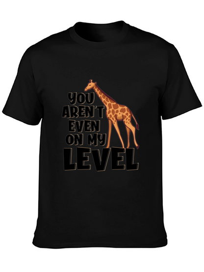 Giraffe Level Humor T-Shirt