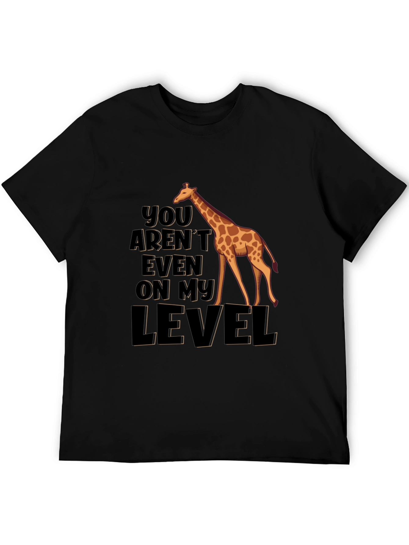 Giraffe Level Humor T-Shirt