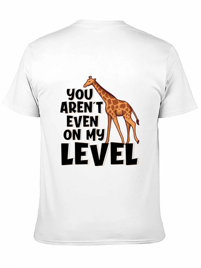 Giraffe Level Humor T-Shirt