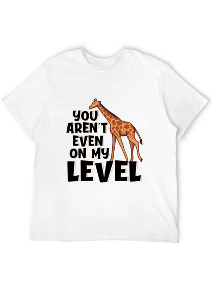 Giraffe Level Humor T-Shirt