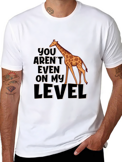 Giraffe Level Humor T-Shirt