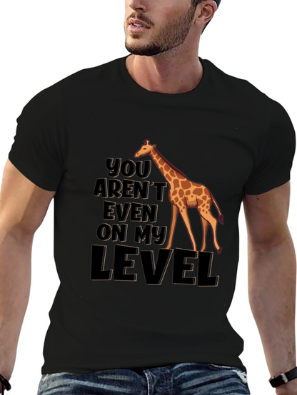 Giraffe Level Humor T-Shirt
