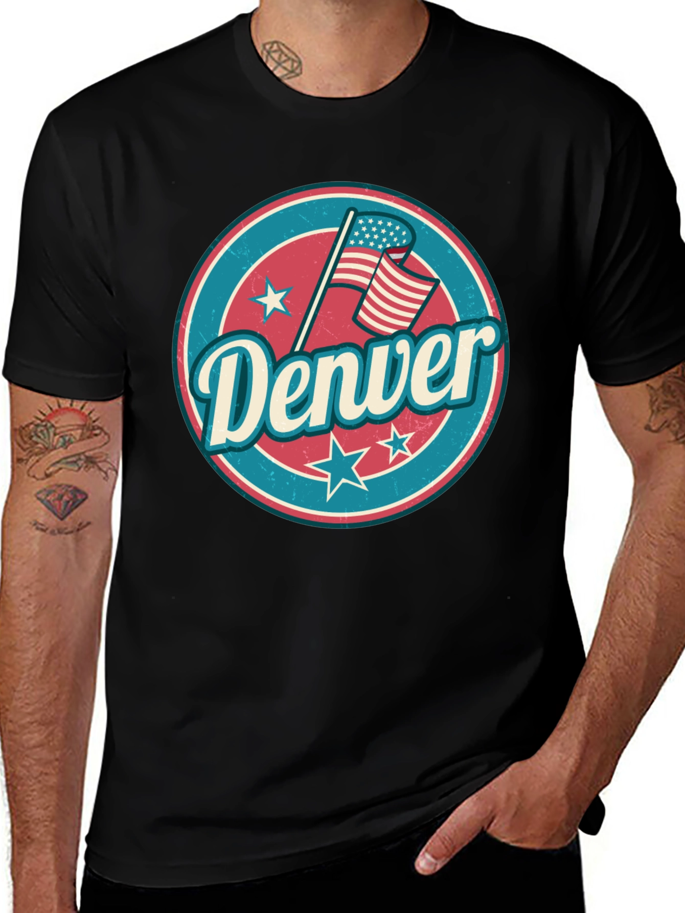 Denver Retro Graphic T-Shirt