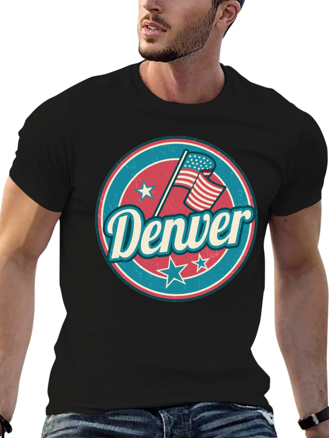 Denver Retro Graphic T-Shirt