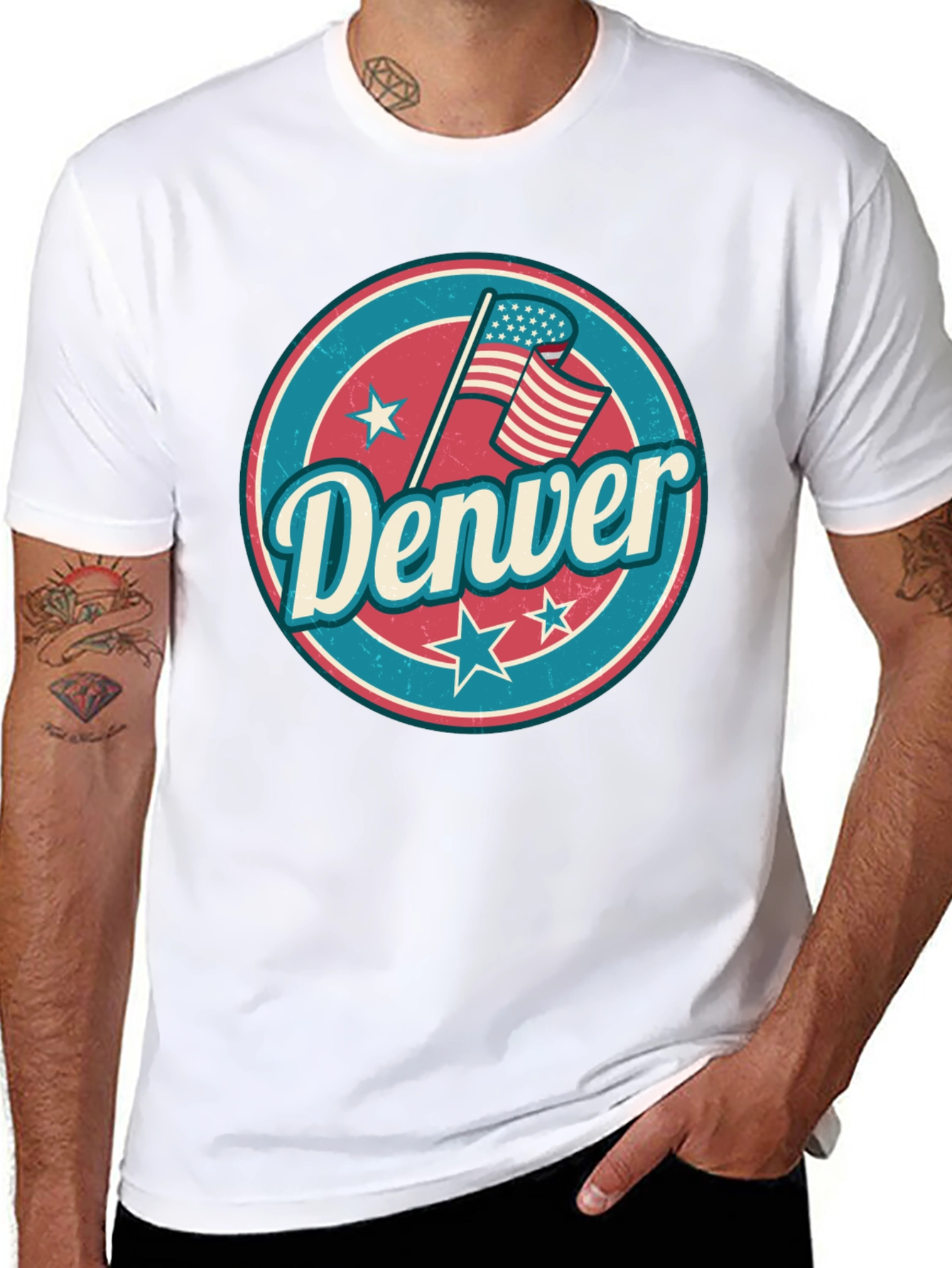Denver Retro Graphic T-Shirt