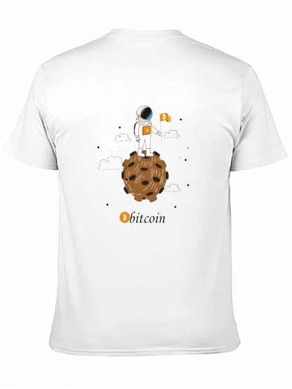 Bitcoin Astronaut T-Shirt - Crypto Moon Landing