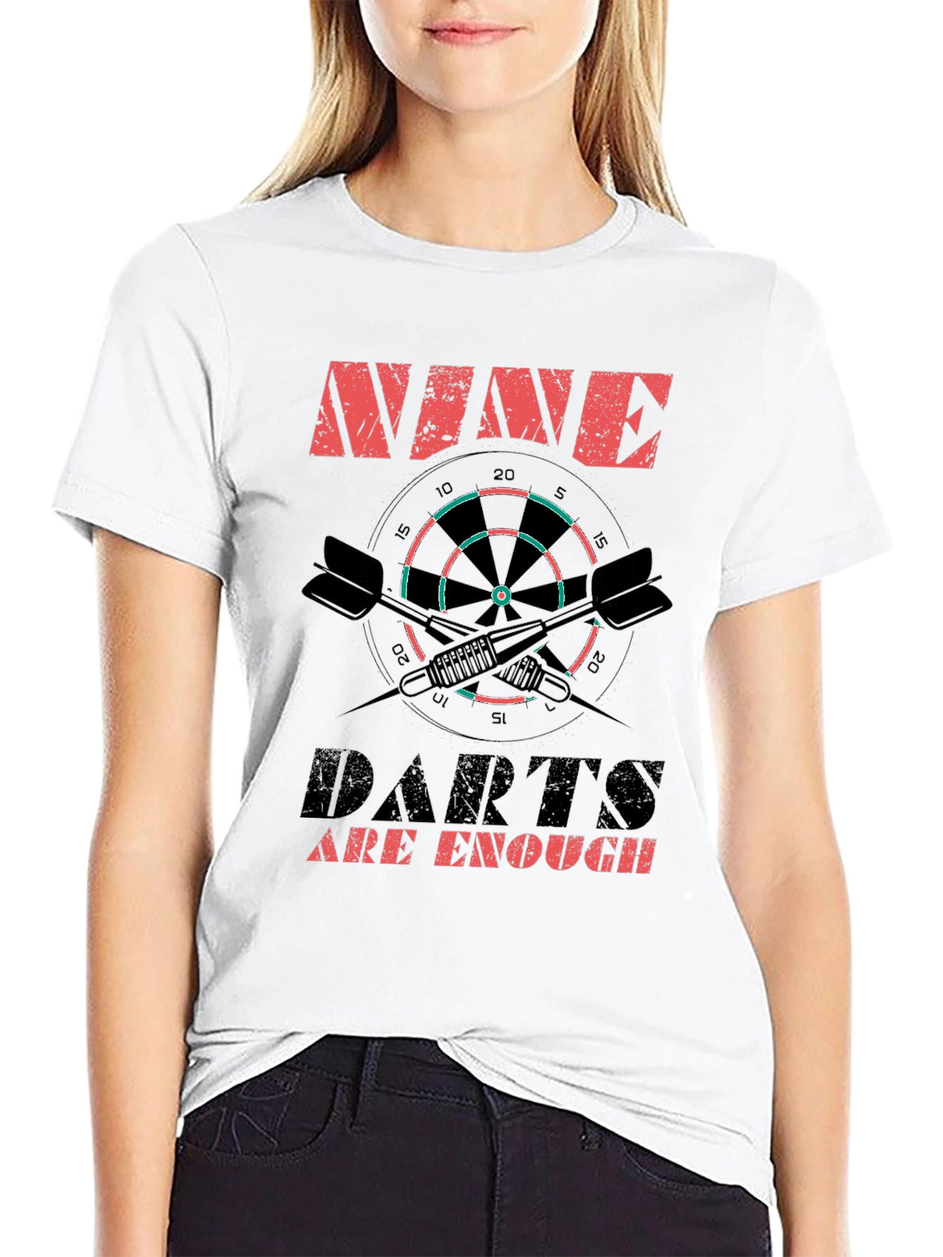 Nine Darts Are Enough Graphic T-Shirt