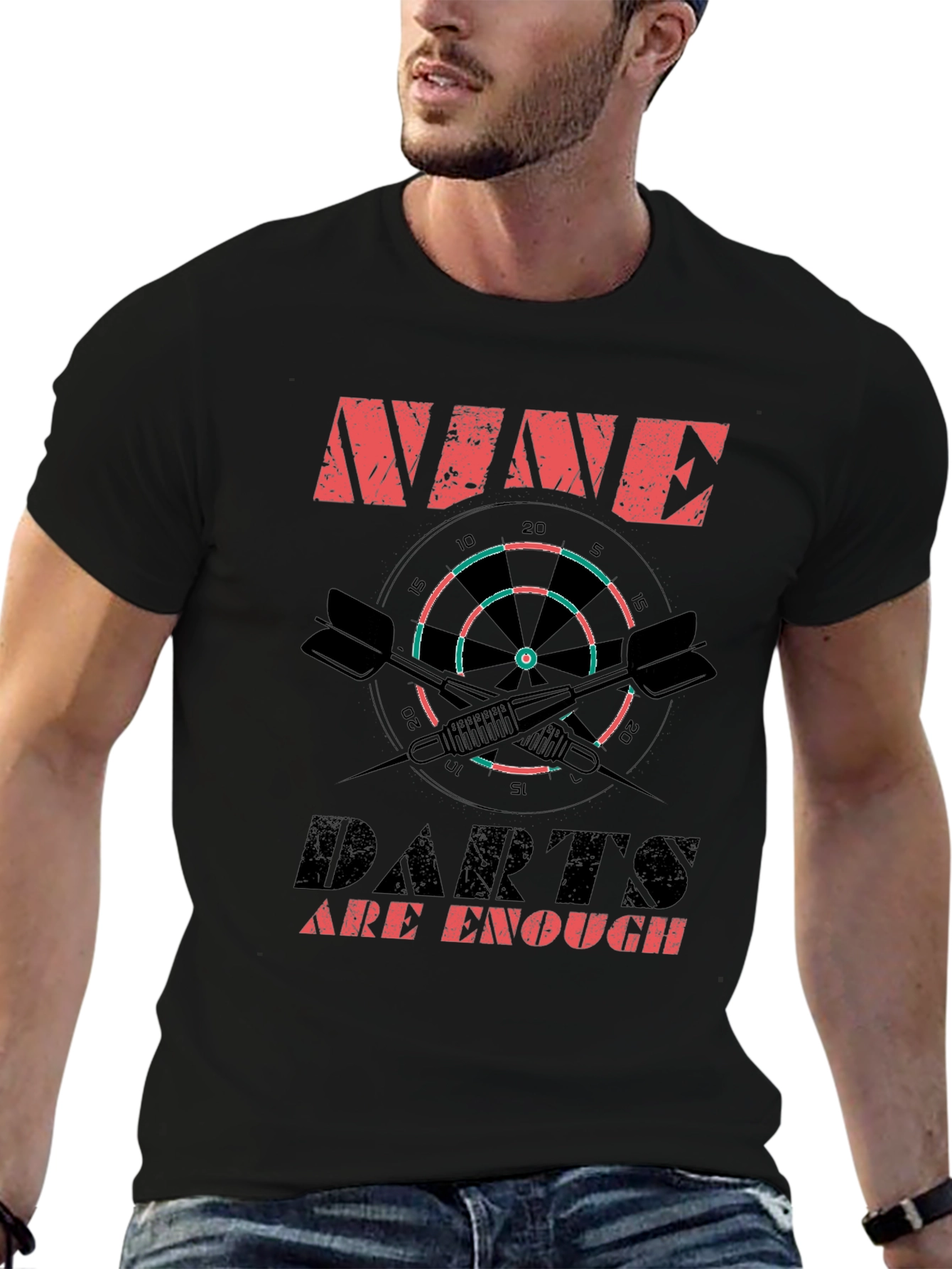 Nine Darts Are Enough Graphic T-Shirt