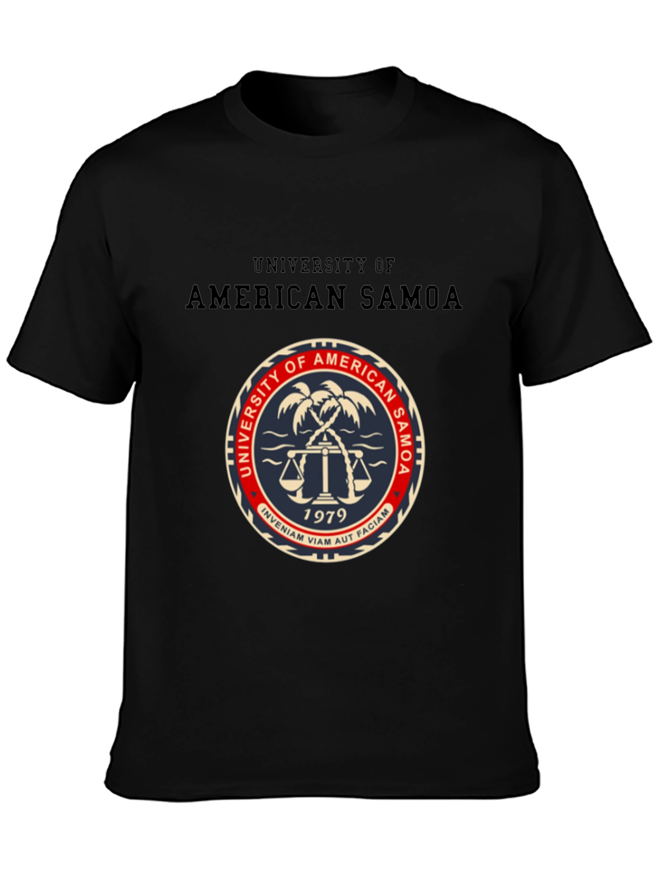 American Samoa University Black T-Shirt