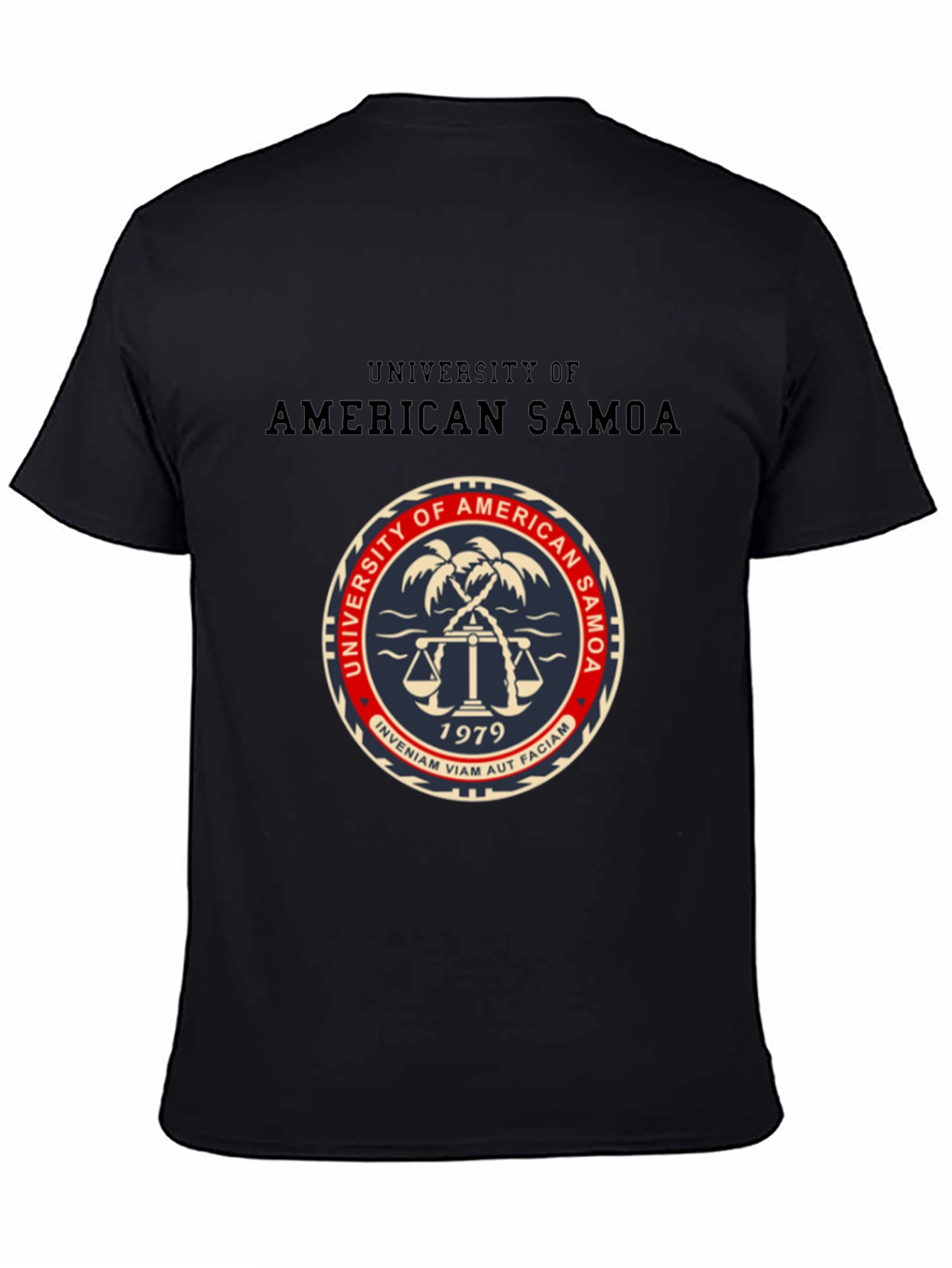 American Samoa University Black T-Shirt