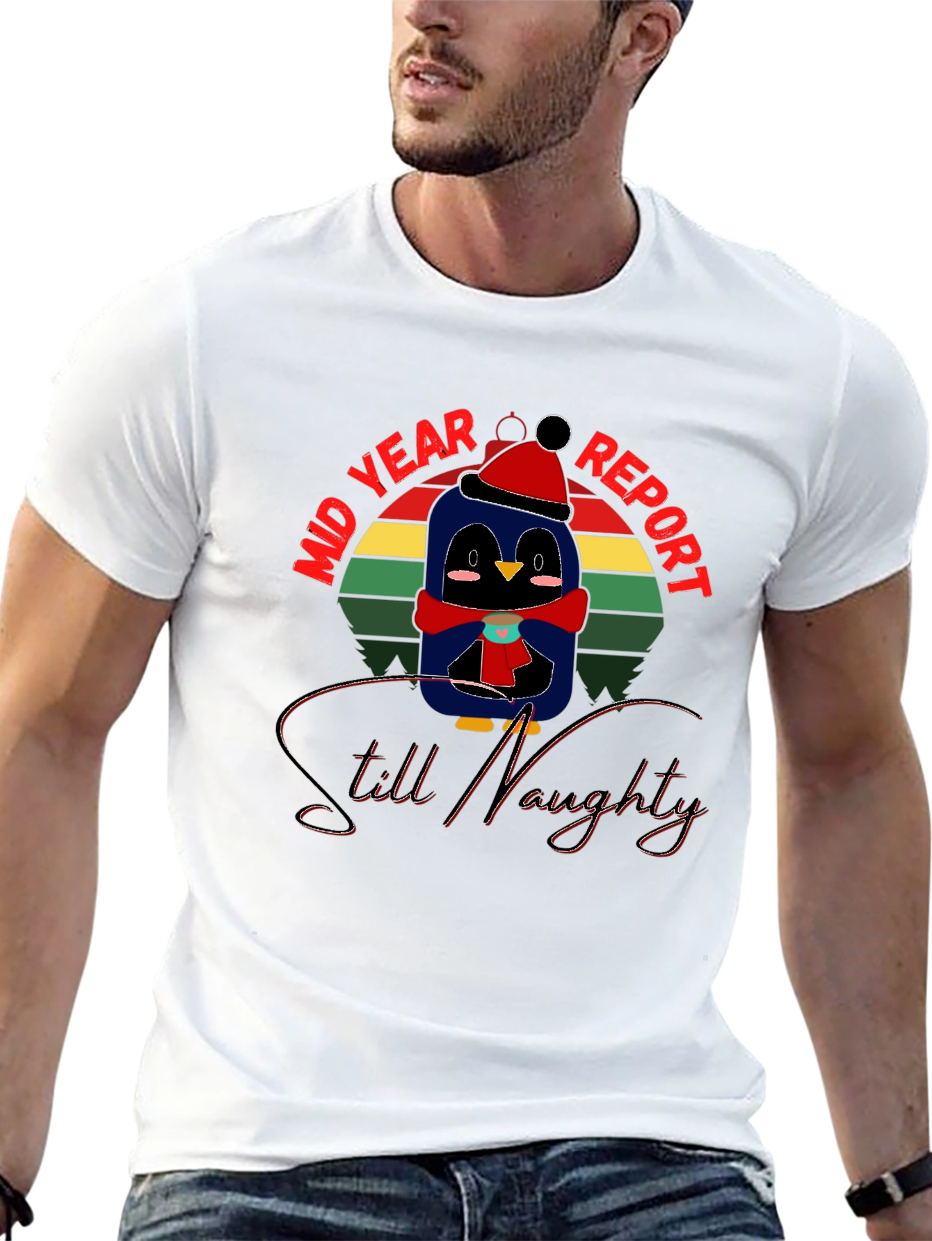 Mid Year Report Still Naughty Penguin T-Shirt