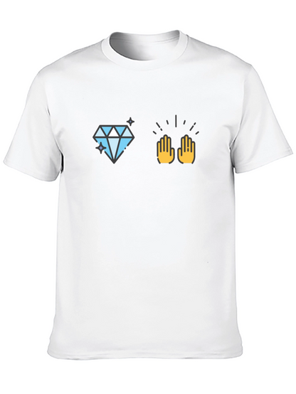 Diamond Hands Black T-Shirt - Premium Graphic Tee