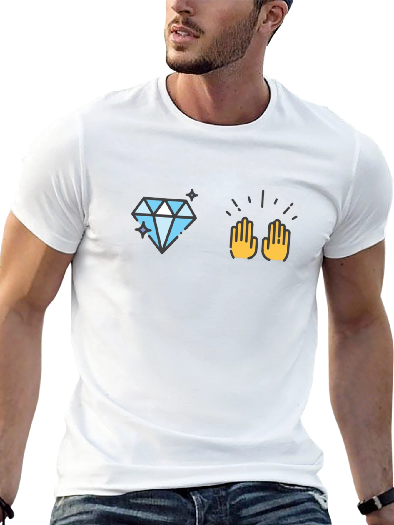 Diamond Hands Black T-Shirt - Premium Graphic Tee
