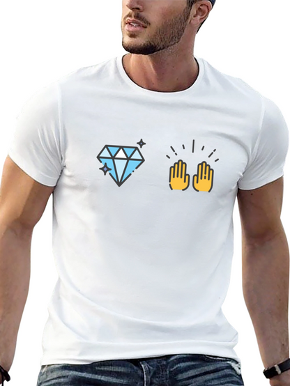 Diamond Hands Black T-Shirt - Premium Graphic Tee