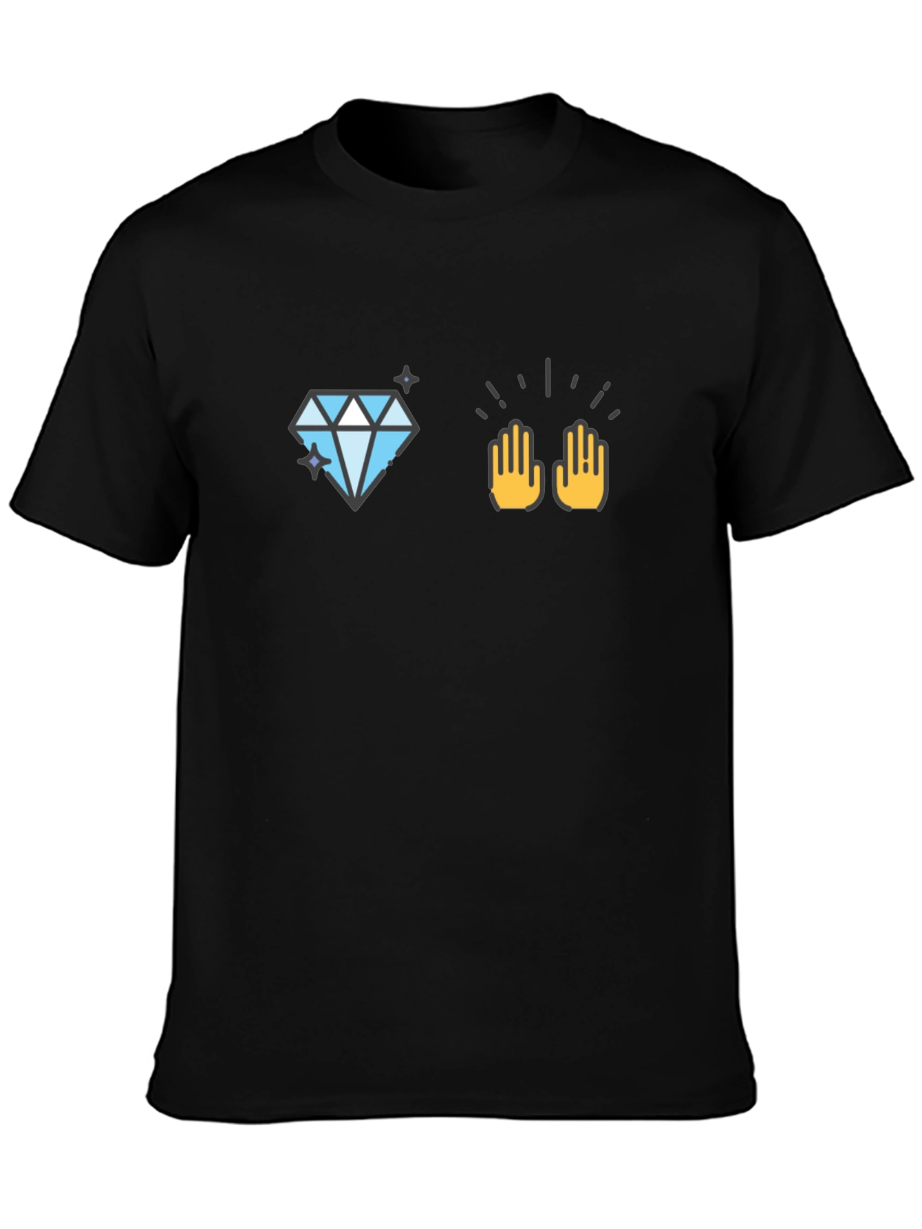 Diamond Hands Black T-Shirt - Premium Graphic Tee