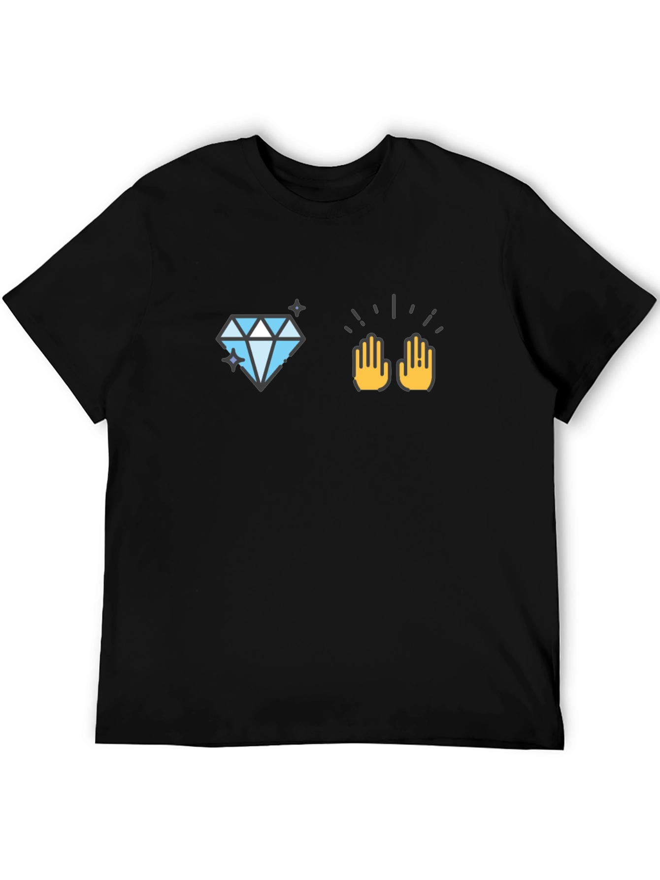 Diamond Hands Black T-Shirt - Premium Graphic Tee