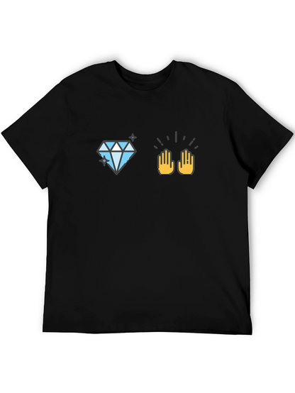 Diamond Hands Black T-Shirt - Premium Graphic Tee