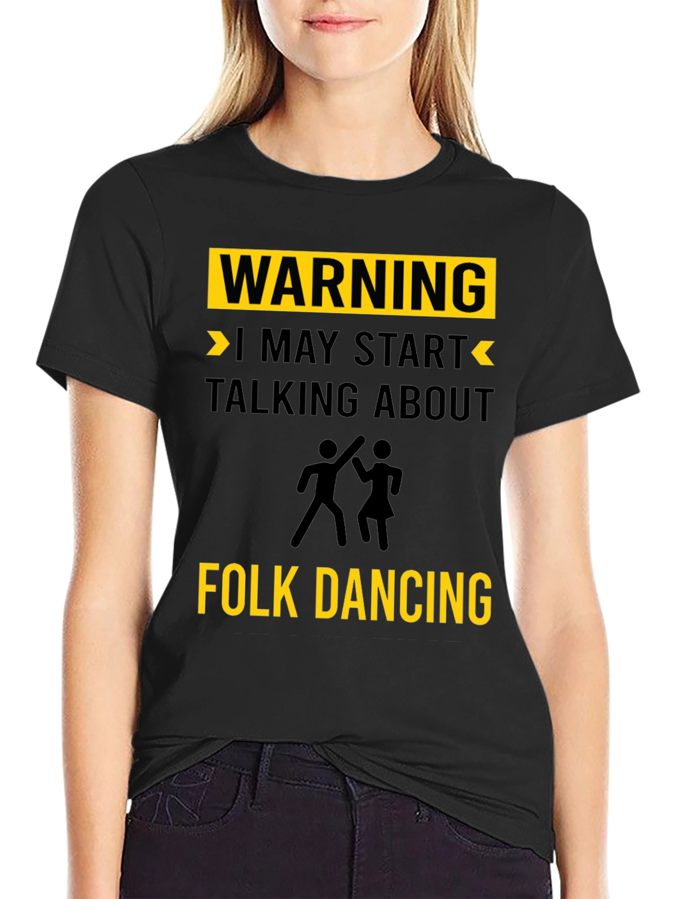 Warning Folk Dancing T-Shirt