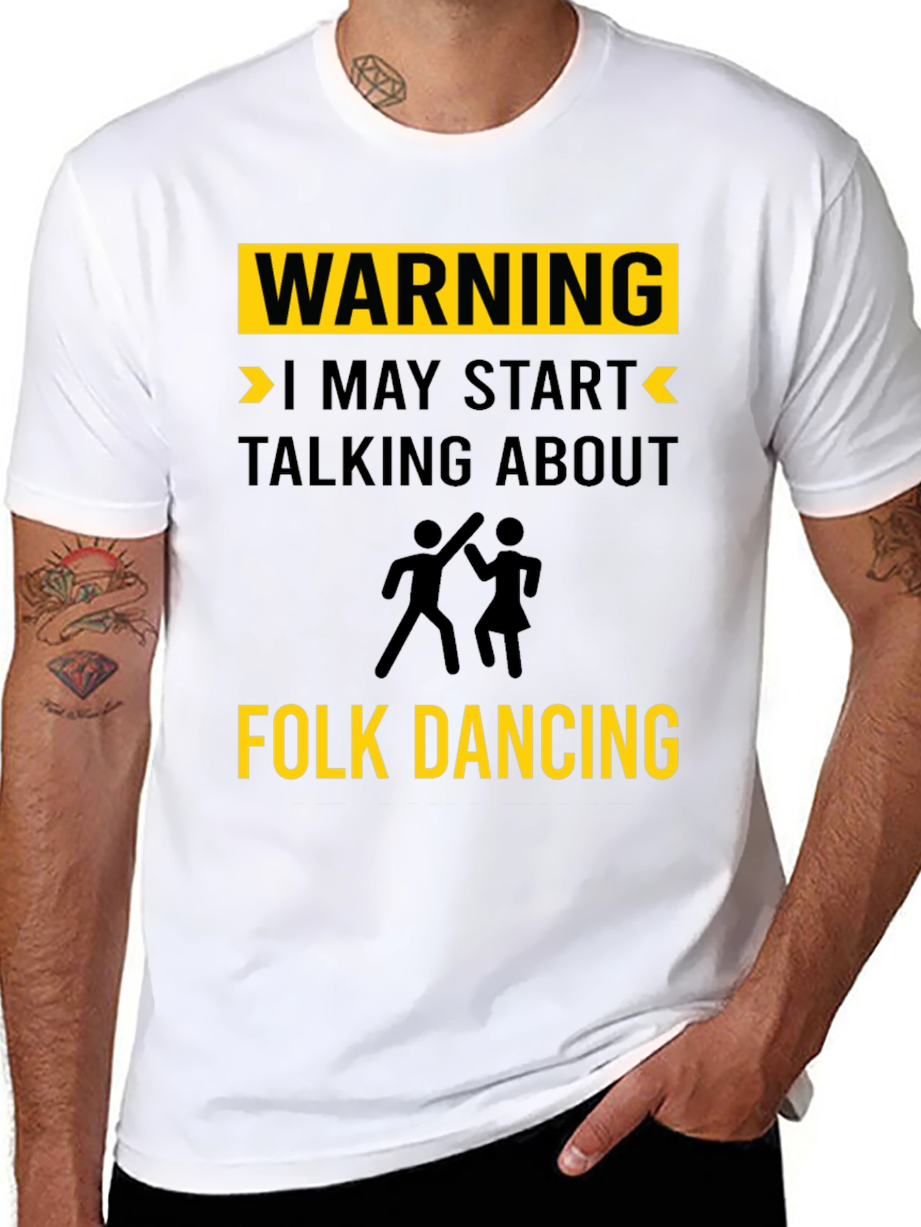 Warning Folk Dancing T-Shirt