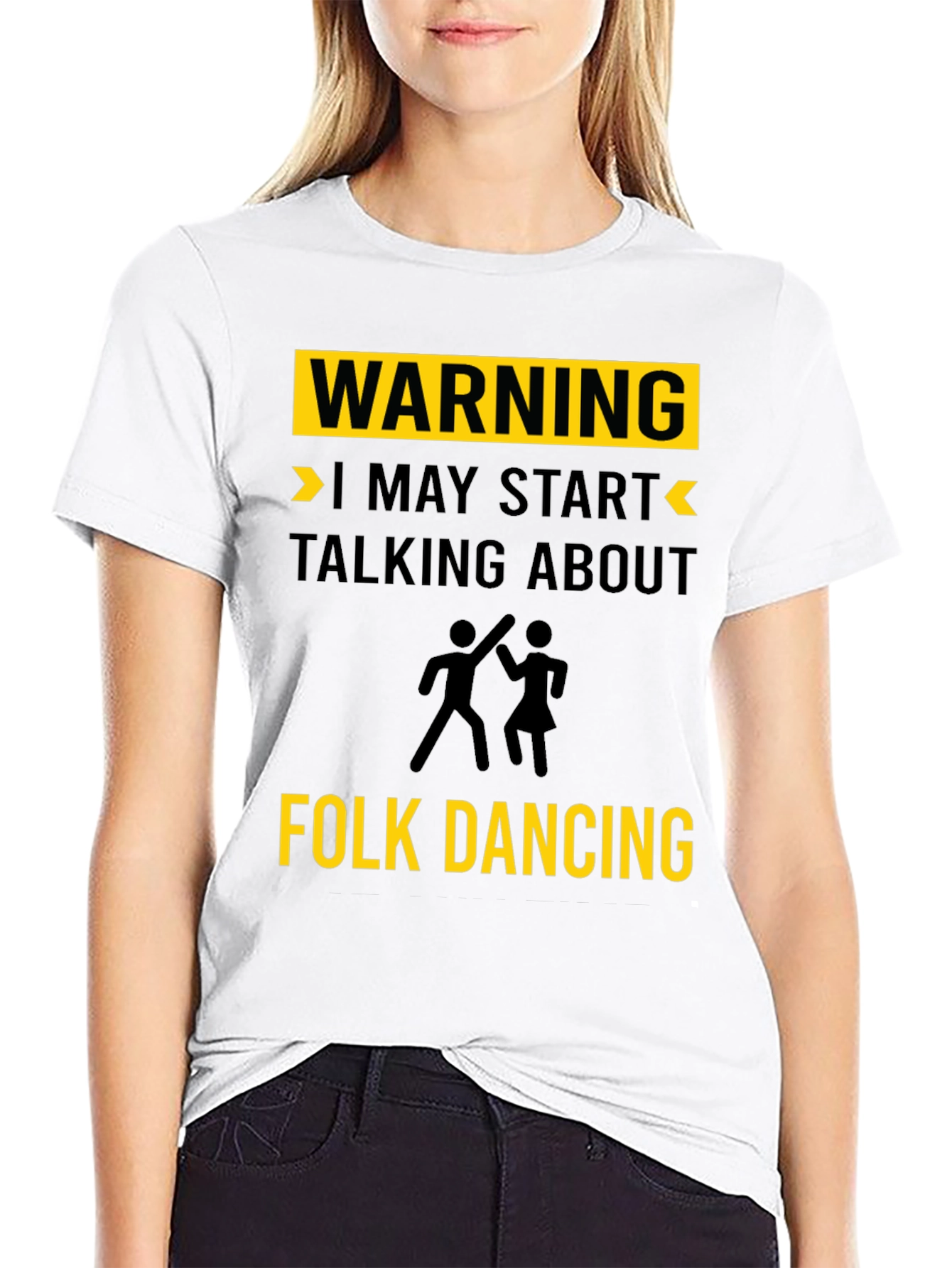Warning Folk Dancing T-Shirt