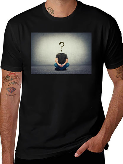 Question Mark Head T-Shirt - Enigmatic Style