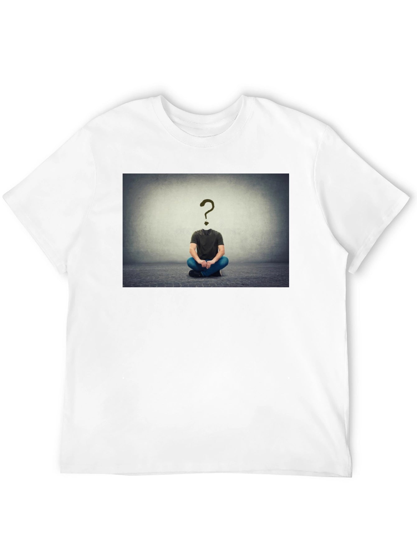 Question Mark Head T-Shirt - Enigmatic Style