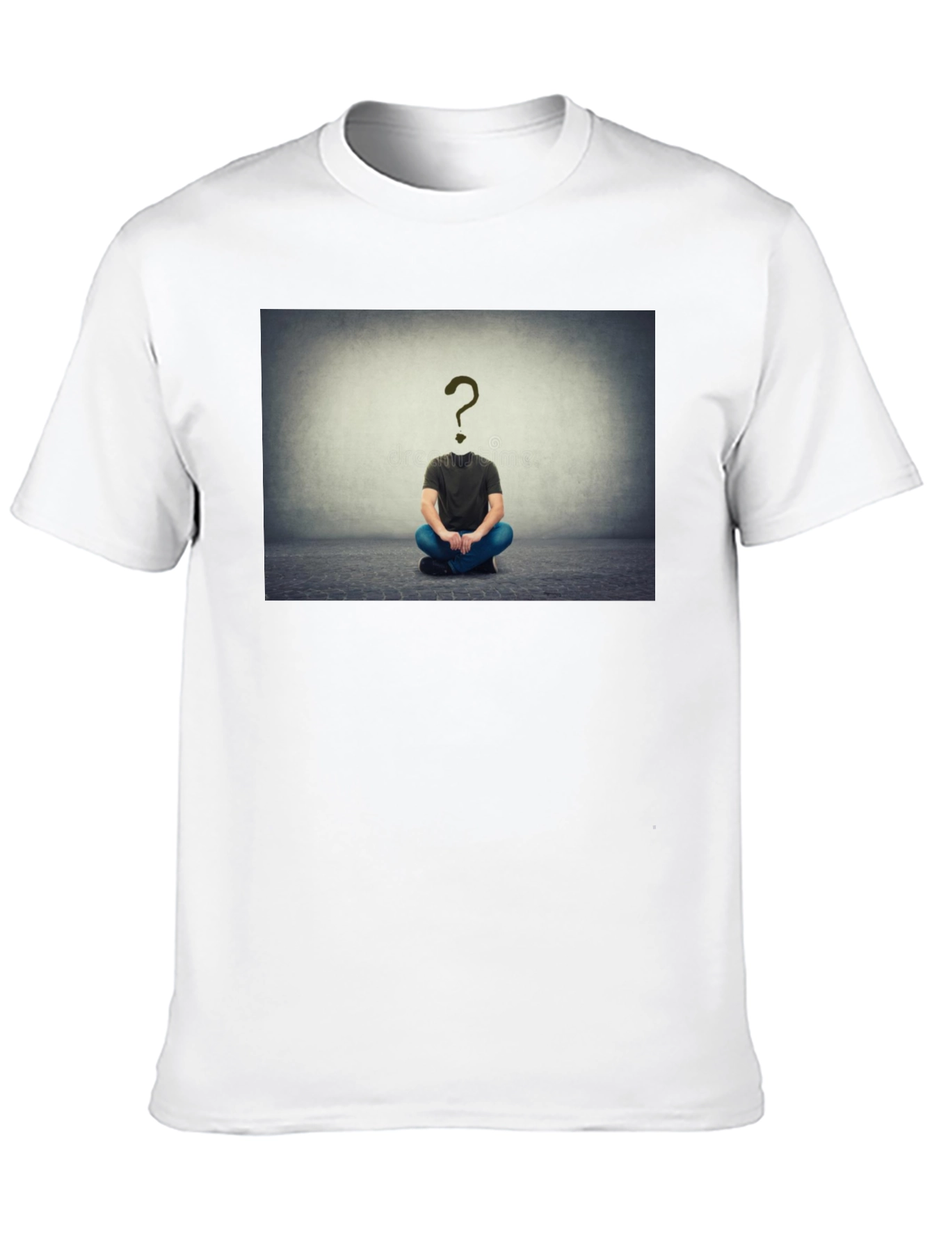 Question Mark Head T-Shirt - Enigmatic Style