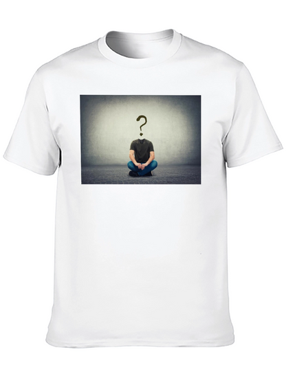 Question Mark Head T-Shirt - Enigmatic Style