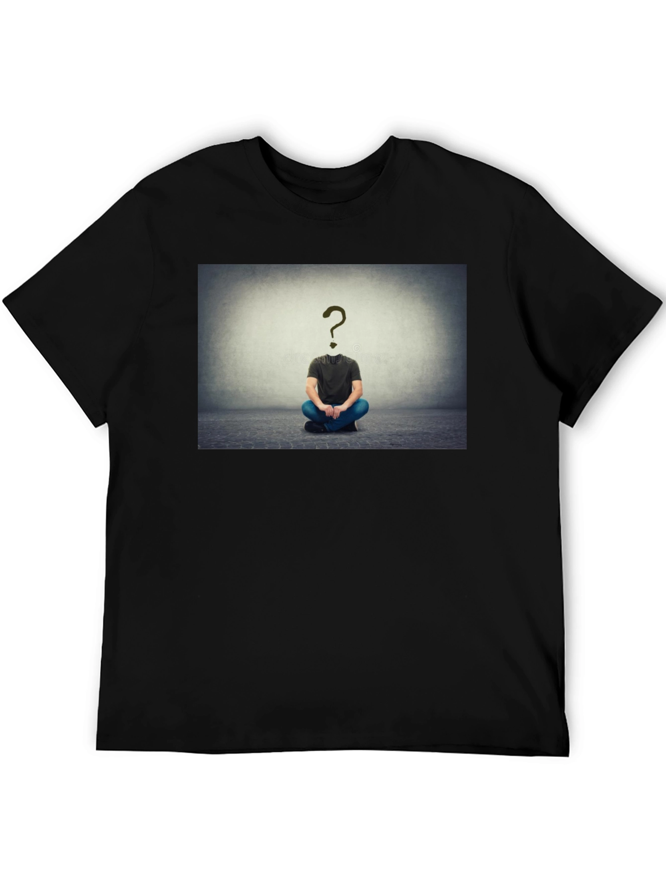 Question Mark Head T-Shirt - Enigmatic Style
