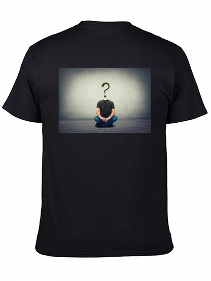 Question Mark Head T-Shirt - Enigmatic Style