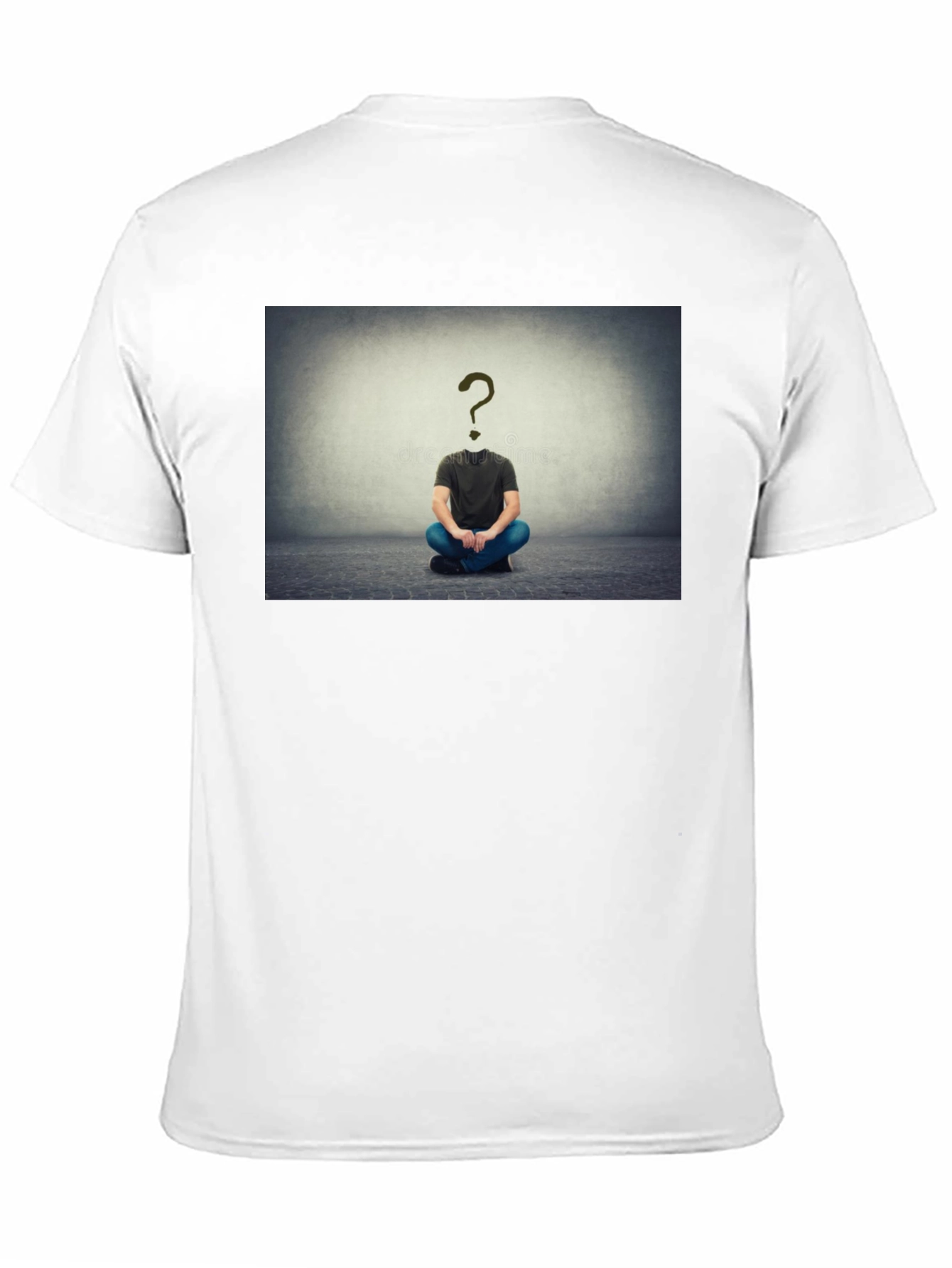 Question Mark Head T-Shirt - Enigmatic Style