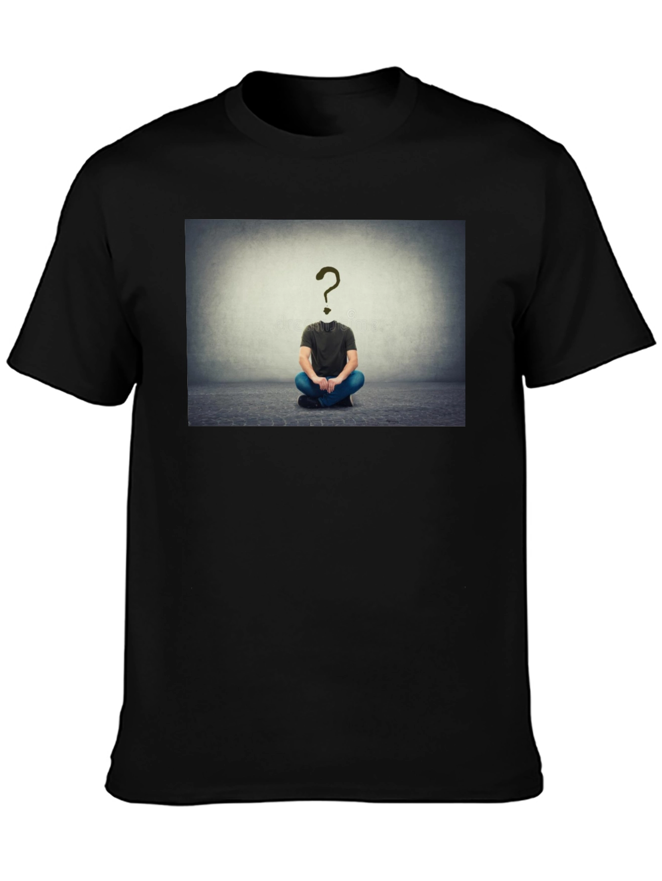 Question Mark Head T-Shirt - Enigmatic Style
