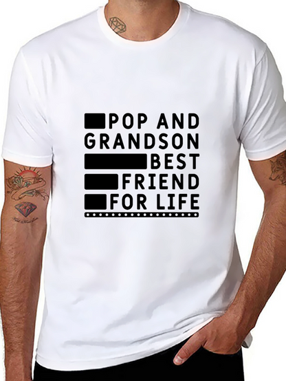 Pop and Grandson Best Friend T-Shirt