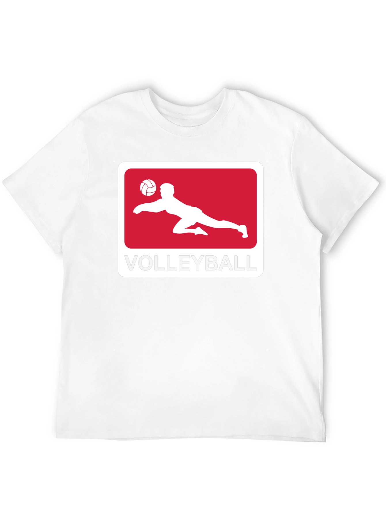 Volleyball Graphic Tee - Black Cotton Shirt