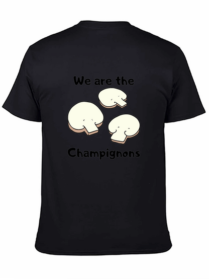 Mushroom Graphic T-Shirt - We Are The Champignons!