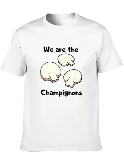 Mushroom Graphic T-Shirt - We Are The Champignons!